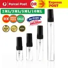 2-10ml Miniature Refillable Perfume Atomizer Empty Glass Spray Bottle Containers