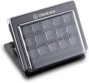 Decksaver cover for Elgato Stream Deck (MK1/MK2) studio controller series - Smoked/clear protective lid, made in the UK