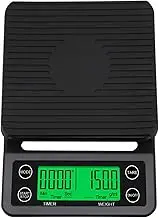 Accu e Electric Kitchen Scale,Coffee Scale with r High-Precision Kitchen Scale Electronic Platform Scale Food Weighing Scale 5kg/0.1 Multicolor894 One Size