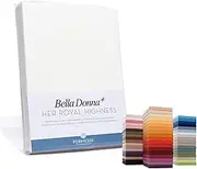 Formesse Bella Donna Fitted Sheet Single Jersey White Size 180 x 200 cm - 200 x 220 cm