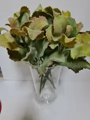 6pcs X Artificial Succulent Stem Latex 42cm Green/grey Home Decor