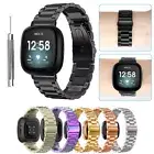 Metal Stainless Steel Watch Wrist Band Strap For Fitbit Versa 3 Fitbit Sense