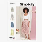 ChicStitch Skirt Kit: Multicolor Patterns for Sizes 6-14 (Code S9472)