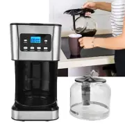 1.5L Drip Coffee Machine 12 Cup Coffee Maker With Timer Automatic Extraction
