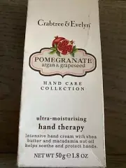 Crabtree Evelyn Pomegranate argan & grapeseed hand Cream NIB