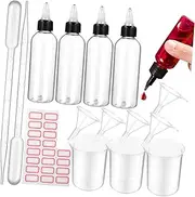 TIDTALEO Complete Lab Set: Small Sample Bottles Measuring Pipettes Dropper Bottles Funnel Cups Labels