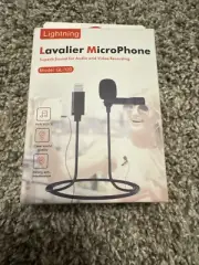 Lightning iPhone Lav Lavalier Gl-120 Microphone New In box
