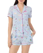 kate spade new york Short Sleeve Boxer Pajama Set