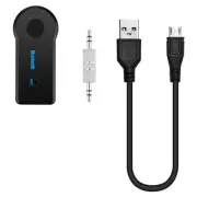 2-In-1 Bluetooth Receiver 3.5mm Aux Audio Music Adapter with Hands-3854