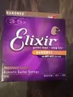 Elixir Strings Phosphor Bronze Acoustic Guitar Strings W NANOWEB Coating, Medium