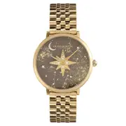 Olivia Burton Gold Steel Mushroom Dial Women's Watch - 24000079