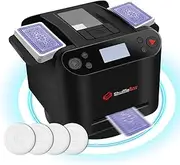 ShuffleBox G1 Pro Automatic Card Shuffler and Dealer 2-in-1, Ultra Quiet, Rechargeable, Works with UNO, Taco Cat Goat Cheese Pizza, Five Crowns, Monopoly Deal, Bicycle and Maverick Cards (Black)