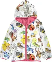 [Caihoyu] Toddler Girl Fleece Jacket Stylish Baby Boy Clothes Toddler Girls Hooded Jacket
