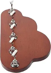 Manicure Practice Base Home Hooks Nail Holders for Painting Nails Nail Art Stand Nail Art Sponge Lace Display Stand Press on Stand for Nails Fake Hair Nail Sponges Rod Brown Alloy