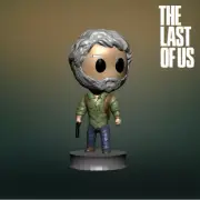 UNPAINTED Joel - Last of Us Chibi Style 3D Printed Mini Figure BH