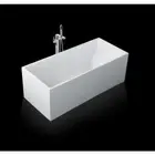 1500mm Square Freestanding Bath Tub 4 Corner Square Any Side Back to Wall