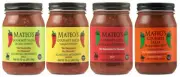 Mateo's Gourmet Salsa Sampler - 4 Pack Variety - Habanero, Hot, Medium & Mild