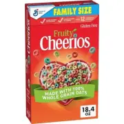 Fruity Cheerios Cereal, Heart Healthy Cereal, Made with 100% Whole Grain Oats, F
