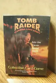 TOMB RAIDER Collectible Card Game Into the Caves Quest Deck starring Lara Croft