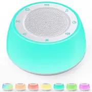 White Noise Machine Baby, Baby Sound Machine Kids with Night Light, Portable ...