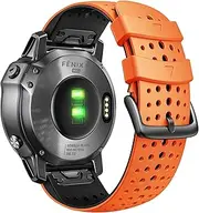 [MGTCAR] For Garmin Fenix 8X Fenix 7X Sport Silicone Watch Band 26mm Replacement Strap For Fenix 6X/6X Pro/5X Plus/Tactix 7 Pro/Enduro 2/Fenix 3/Descent Mk2