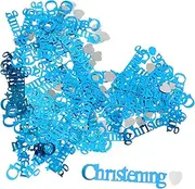 HAWILLOSCH Baby Shower Decorations 3 Bags of Plastic Christening Confetti Decorative Scatter Perfect Shower Present