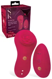 Secret Kisses Rosegasm Surprise 3.1" Remote Controlled Magnetic Panty Vibrator