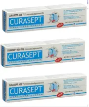 Curasept - x3 ADS 712 Gel Toothpaste 0.12% Chlorhexidine SLS Free Gingivitis