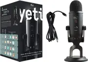 Blue Microphones Yeti 3-Capsule USB Microphone - Blackout Edition