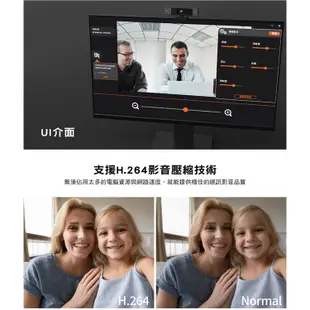 【j5create 凱捷】4K高畫質/數位變焦視訊會議直播攝影機Webcam - JVCU435 網路攝影機