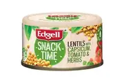 Edgell Snack Time Lentils With Capsicum Tomato & Herbs 70g