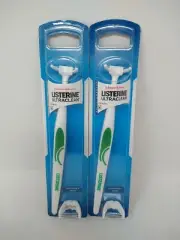 2 PACK Listerine Ultraclean Access Flosser Disposable Heads Unflavored