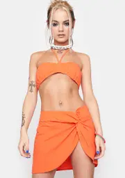 So What's New Mini Skirt Set
