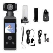 4K Action Camera Mini Sports Camera with WiFi, Waterproof Case, 270° Rotation