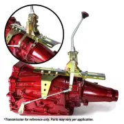 Ford FMX Dual Action Shifter Kit 10 Single Bend Arm w/ Black Knob ASCS2F310S1 (for: Ford)