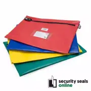 400 x 300mm Envelope-type ZipLock security bag for securing documents & keys