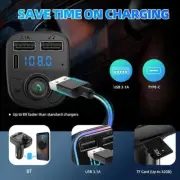 Bluetooth FM Transmitter Handsfree Car Kit Radio MP3 USB Players Charger Z7O0