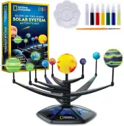 National Geographic Glow-In-The-Dark Solar System Model Kit for Kids - Build & P