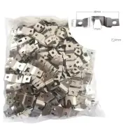 Practical Picture Frame Hardware Hook Silver Horizontal Straight Strip 10/50pcs