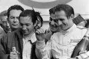 Pedro Rodriguez and Lucien Bianchi Le Mans 1968 Old Motor Racing Photo