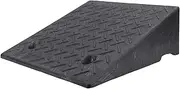 Pyhodi Heavy Duty Rubber Curb Ramp, 2 Pack 7.1in Rise Height 6800lbs Capacity with Drainage Grooves & Grid Structure for Cars Trucks Motorcycles Wheelchairs