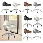 Rolling Salon Stool Chair with Back Support for Housework Salon Hair Cutting