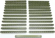 Lego 25 New Olive Green Technic Liftarms 1 x 13 Thick Pieces