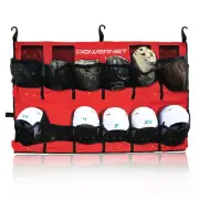 PowerNet PowerPro Hanging Helmet Organizer Bag for Baseball Softball Teams