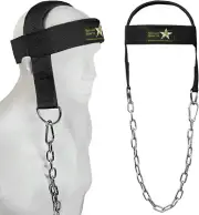 Head Harness Neck Exercise Gym Training Adjustable WeightLifting HeadChain Strap