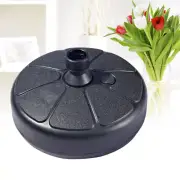 Fillable Umbrella Base Black Weight Pool Fade-resistant -PE