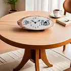 Wall Clock Decoration Minimalist Non Ticking Father Day Gifts for Dad from