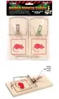 Large Size Wooden Mouse Mice Trap Reusable Rodent Traps 17CM x 7.5CM x 1CM