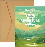 Farewell Card for Coworkers, 15.75x10.63in Large Goodbye Card with Envelope Good Luck On New Adventure Card Going Away Card for Colleague Leaving Retirement Gift