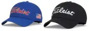 NEW Titleist TOUR PLAYERS TECH ADJUSTABLE Golf Hat Cap, BLACK/WHITE or ROYAL/RED